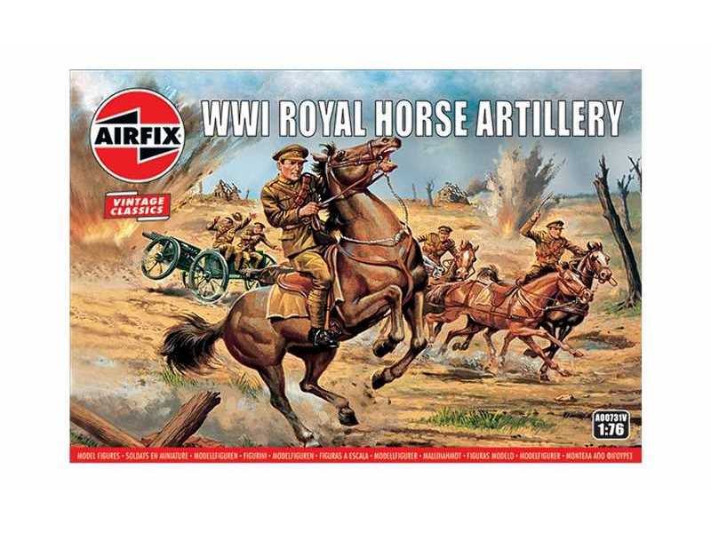 Airfix Vintage Classics - Królewska artyleria konna I W.Ś. - zdjęcie 1