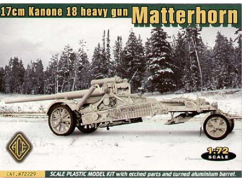 Ciężkie działo 17cm Kanone 18 Matterhorn - zdjęcie 1 Ciężkie działo 17cm Kanone 18 Matterhorn - zdjęcie 1
