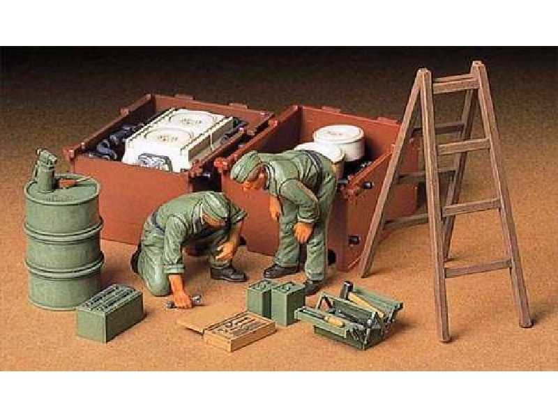 German Tank Engine Maintenance Crew Set - zdjęcie 1 German Tank Engine Maintenance Crew Set - zdjęcie 1