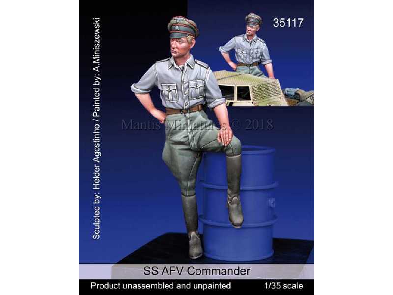 German SS Afv Commander, WWii - zdjęcie 1