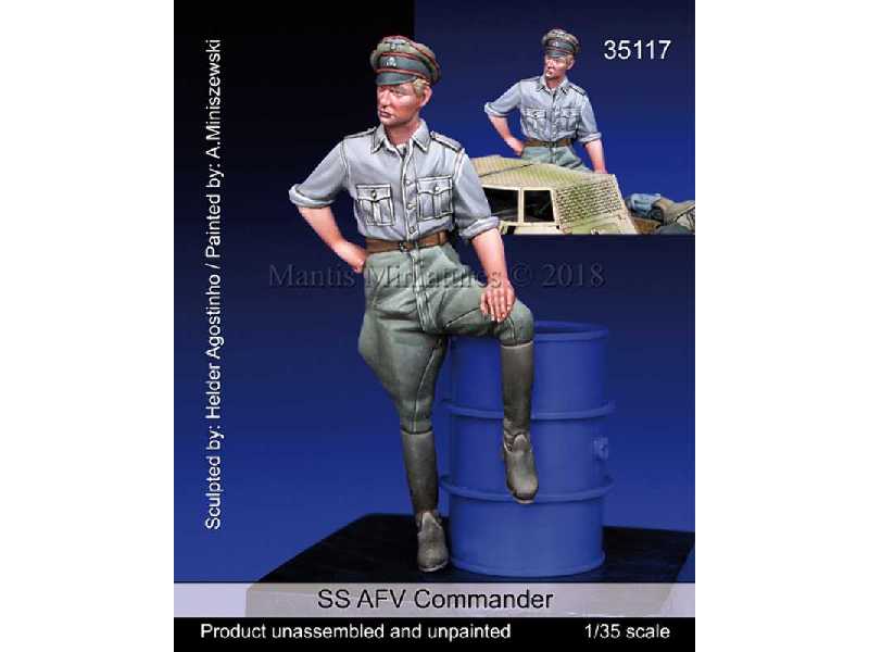 German SS Afv Commander, WWii - zdjęcie 1 German SS Afv Commander, WWii - zdjęcie 1