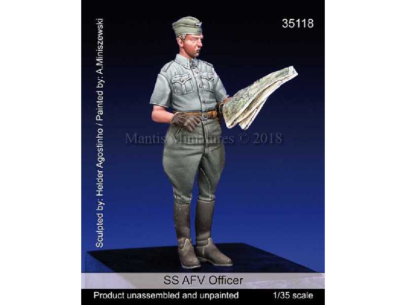 German SS Afv Officer, WWii - zdjęcie 1 German SS Afv Officer, WWii - zdjęcie 1