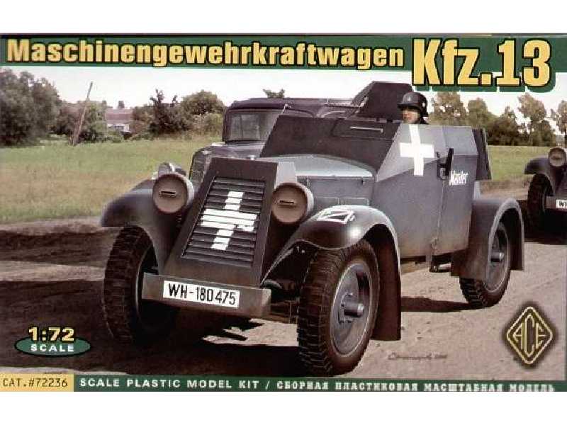 Samochód pancerny Maschinengewehrkraftwagen Kfz.13 - zdjęcie 1 Samochód pancerny Maschinengewehrkraftwagen Kfz.13 - zdjęcie 1