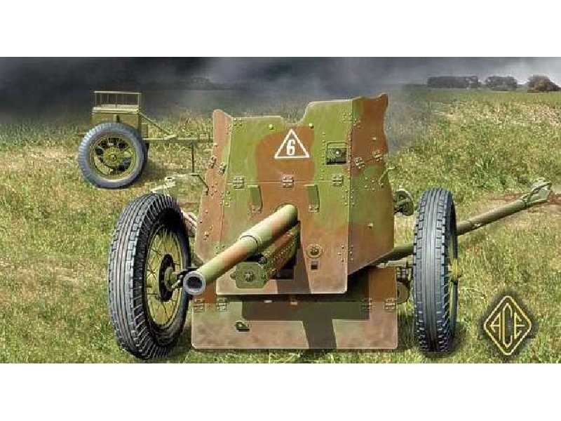 Sowieckie działo przeciwpancerne 45mm - zdjęcie 1 Sowieckie działo przeciwpancerne 45mm - zdjęcie 1
