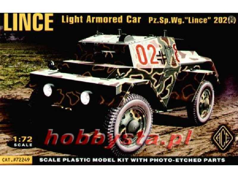 Lekki samochód pancerny Lince Pz. Sp. Wg. 202(i) - zdjęcie 1 Lekki samochód pancerny Lince Pz. Sp. Wg. 202(i) - zdjęcie 1