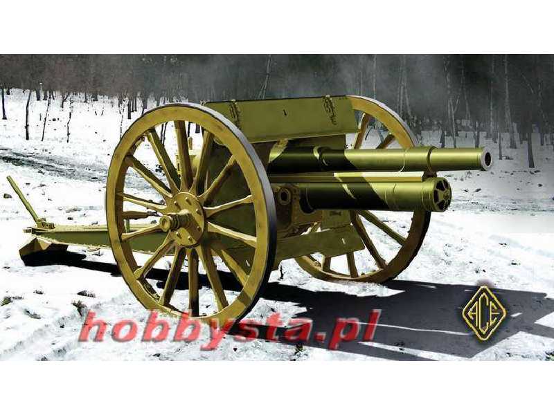 Rosyjskie działo 76.2mm 1900/02 (z przodkiem) - zdjęcie 1 Rosyjskie działo 76.2mm 1900/02 (z przodkiem) - zdjęcie 1