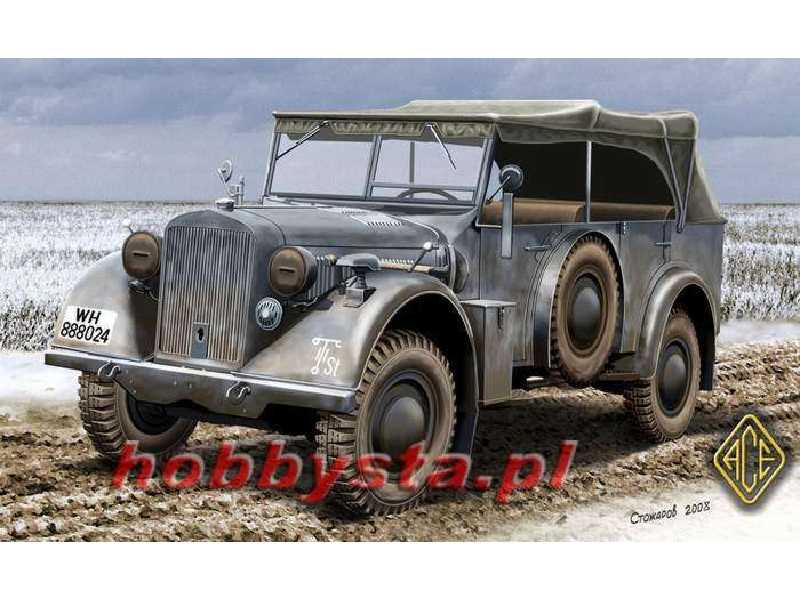 Niemiecki samochód sztabowy Kfz.15 - zdjęcie 1 Niemiecki samochód sztabowy Kfz.15 - zdjęcie 1
