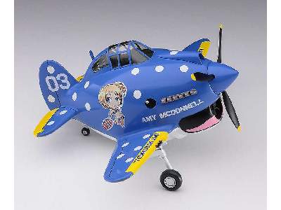 52182 Egg Girls Collection Amy McDonnell w/P-40 Warhawk - zdjęcie 5