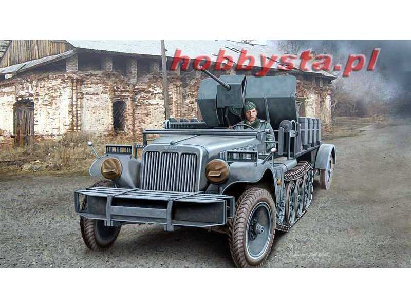 2cm Flak 30 sfl SdKfz.10/4 with Sd Anh32 ammo trailer - zdjęcie 1