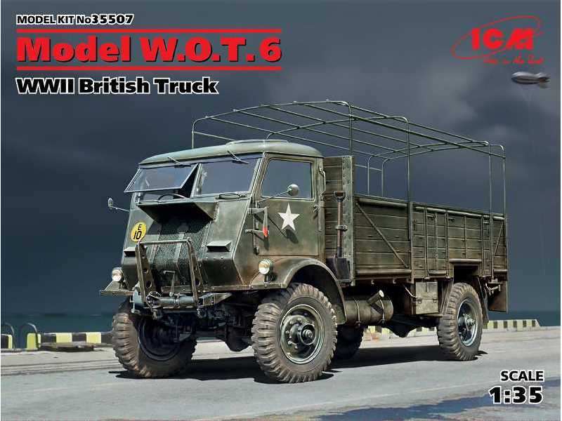Model W.O.T. 6 brytyjska ciężarówka - II W.Ś. - zdjęcie 1 Model W.O.T. 6 brytyjska ciężarówka - II W.Ś. - zdjęcie 1