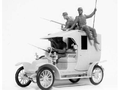 Bitwa nad Marną 1914 - taksówka z francuską piechotą - zdjęcie 4