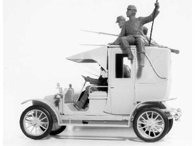 Bitwa nad Marną 1914 - taksówka z francuską piechotą - zdjęcie 5