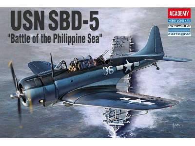 USN SBD-5 - Bitwa na Morzu Filipińskim - 1944 - zdjęcie 1