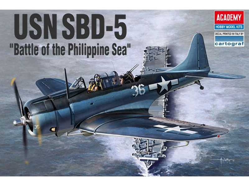 USN SBD-5 - Bitwa na Morzu Filipińskim - 1944 - zdjęcie 1