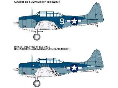 USN SBD-5 - Bitwa na Morzu Filipińskim - 1944 - zdjęcie 3