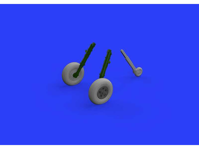 Spitfire Mk. I wheels 1/48 - zdjęcie 1 Spitfire Mk. I wheels 1/48 - zdjęcie 1