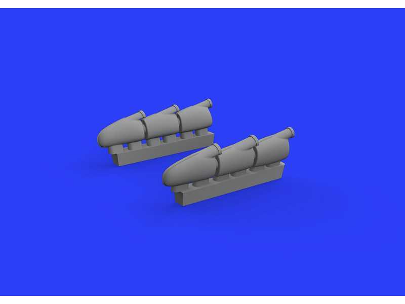 Spitfire Mk. I exhaust stacks 1/48 - zdjęcie 1 Spitfire Mk. I exhaust stacks 1/48 - zdjęcie 1