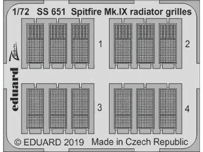 Spitfire Mk. IX radiator grilles 1/72 - zdjęcie 1