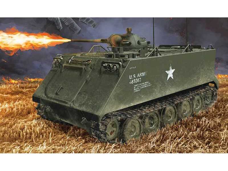 M132 samobieżny miotacz ognia na bazie transportera M113 - zdjęcie 1 M132 samobieżny miotacz ognia na bazie transportera M113 - zdjęcie 1