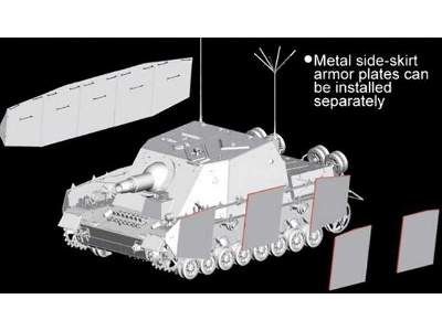 Sd.Kfz.166 Stu.Pz.IV Brummbar środkowa produkcja - 2 w 1 - zdjęcie 21