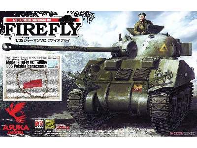 Sherman VC Firefly - czołg brytyjski - polskie oznaczenia - zdjęcie 1