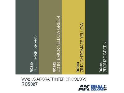 WW2 US Aircraft Interior Colors Set - zdjęcie 2