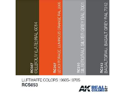 Luftwaffe Colors 1960s-1970s Set - zdjęcie 2