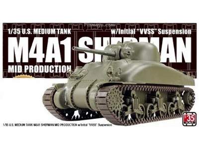 U.S. M4aA1 Sherman Mid With Initial VVSS - zdjęcie 1