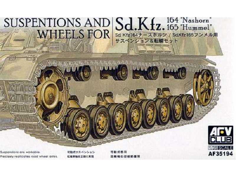 Zawieszenie i koła do Nashorn & Hummel (Sd.Kfz 164-165) - zdjęcie 1 Zawieszenie i koła do Nashorn & Hummel (Sd.Kfz 164-165) - zdjęcie 1
