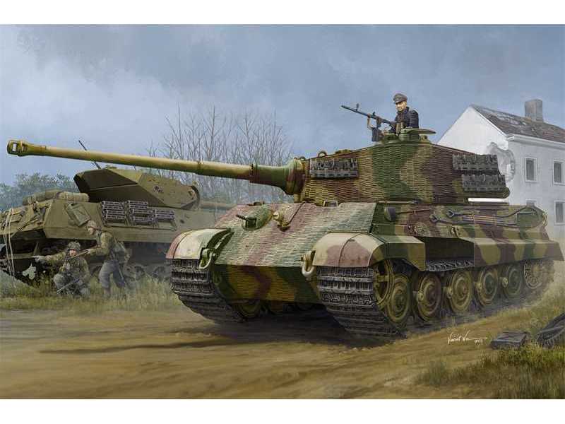 Pz.Kpfw.VI Sd.Kfz.182 Tiger II Henschel 1944 Production zimmerit - zdjęcie 1