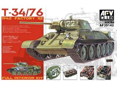 T-34/76 mod. 1942 Factory 112 full interior - polskie oznaczenia - zdjęcie 1