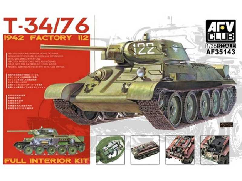 T-34/76 mod. 1942 Factory 112 full interior - polskie oznaczenia - zdjęcie 1 T-34/76 mod. 1942 Factory 112 full interior - polskie oznaczenia - zdjęcie 1
