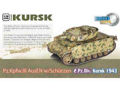 Pz.Kpfw.III Ausf.N w/Schurzen 2.Pz.Div. Kursk 1943 - zdjęcie 1