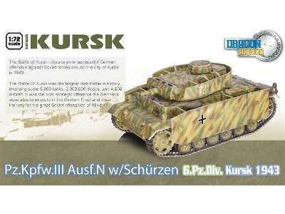 Pz.Kpfw.III Ausf.N w/Schurzen 6.Pz.Div. Kursk 1943 - zdjęcie 1