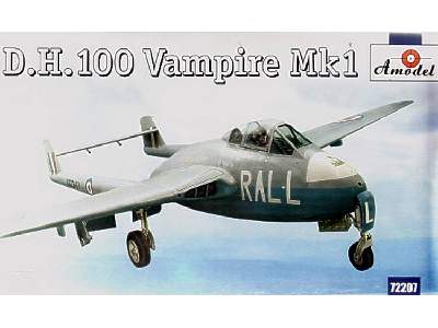 Myśliwiec De Havilland DH.100 Vampire Mk1  - zdjęcie 1