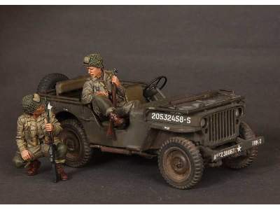 U.S.Airborne Bar Gunner And Airborne On Rest 2 Figures - zdjęcie 3