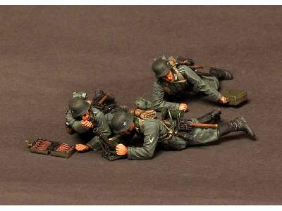 German 5 cm Mortar Grw 36 Team.1939-42 3 Figures - zdjęcie 5