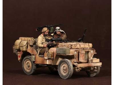 Crew Of The Jeep Sas. North Africa.1941-42 #2 2 Figures - zdjęcie 12