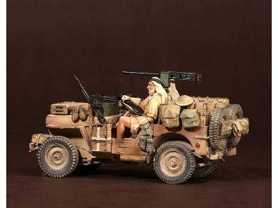 Crew Of The Jeep Sas. North Africa.1941-42 #4 2 Figures - zdjęcie 1