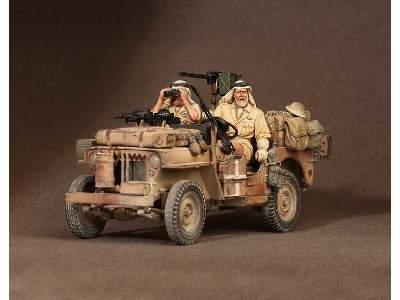 Crew Of The Jeep Sas. North Africa.1941-42 #4 2 Figures - zdjęcie 2