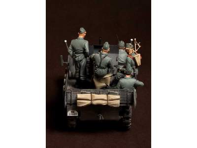 Crew For Sd.Kfz.10/4 Fur 2cm Flak 30 (For Dragon 6739) 5 Figures - zdjęcie 6