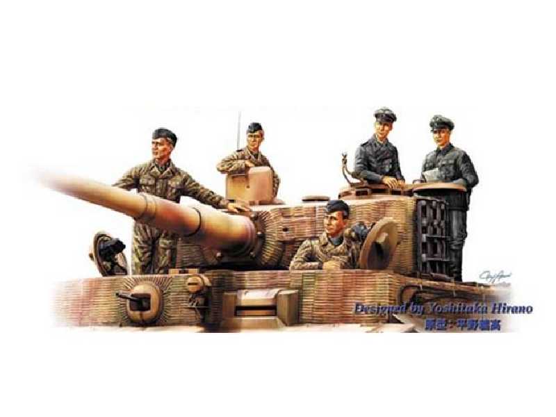 Figurki Niemiecka załoga czołgu - czołgiści (Normandia 1944) - zdjęcie 1
