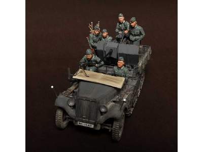 Crew For Sd.Kfz.10/4 Fur 2cm Flak 30 (For Dragon 6739) 6 Figures - zdjęcie 14