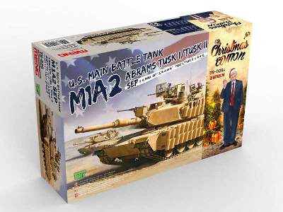 M1A2 Abrams TUSK I/TUSK II SEP z figurką Donalda Trumpa - zdjęcie 1