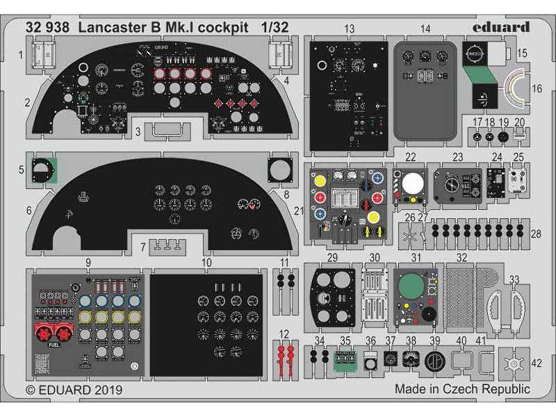 Lancaster B Mk. I cockpit 1/32 - zdjęcie 1