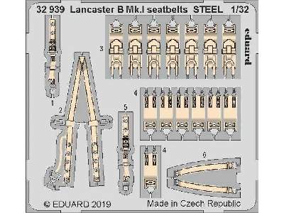 Lancaster B Mk. I seatbelts STEEL 1/32 - zdjęcie 1