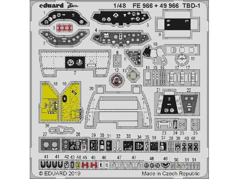 TBD-1 interior 1/48 - zdjęcie 1