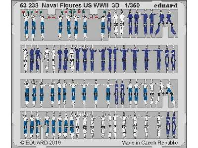 Naval Figures US WWII 3D 1/350 - zdjęcie 1