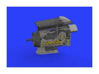 Bf 109G-10 engine 1/48 - Eduard - zdjęcie 6