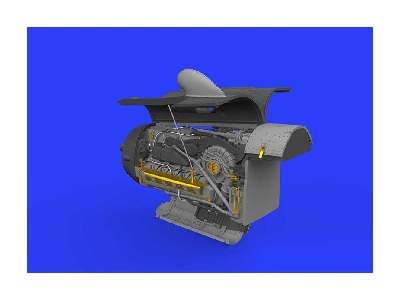 Bf 109G-10 engine 1/48 - Eduard - zdjęcie 7